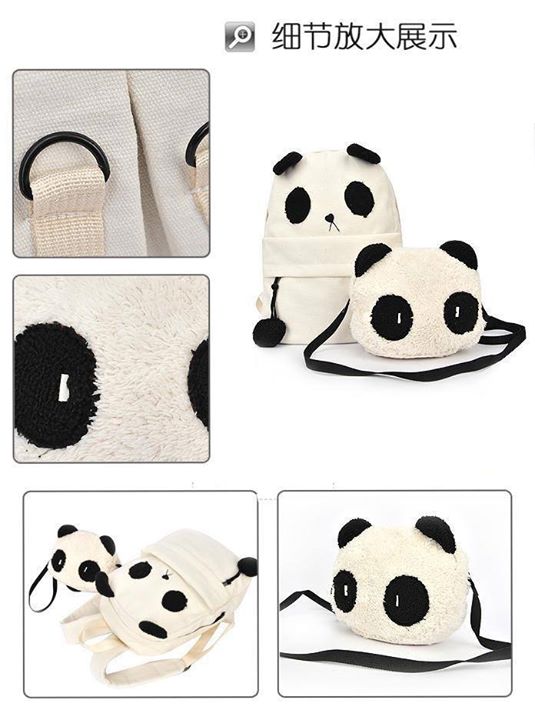 Panda Shoulder Bag [Pair]